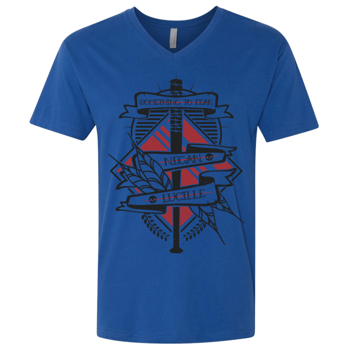 T-Shirts Royal / X-Small Negan & Lucille Men's Premium V-Neck