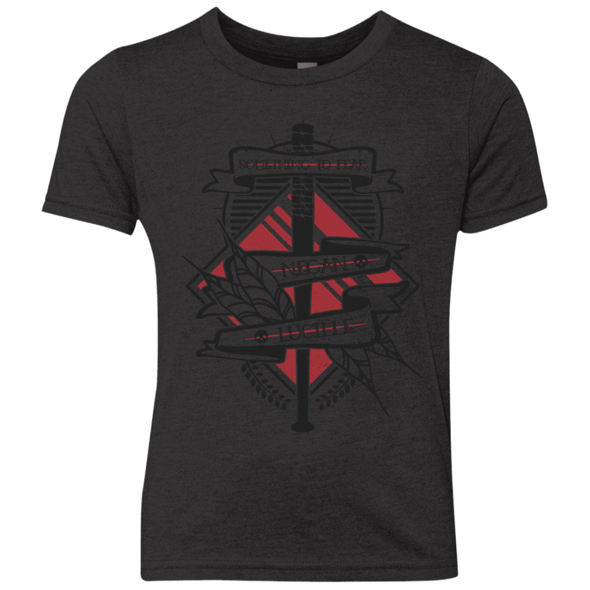 T-Shirts Vintage Black / YXS Negan & Lucille Youth Triblend T-Shirt