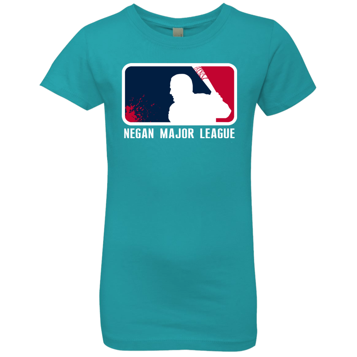 T-Shirts Tahiti Blue / YXS Negan Mayor League Girls Premium T-Shirt