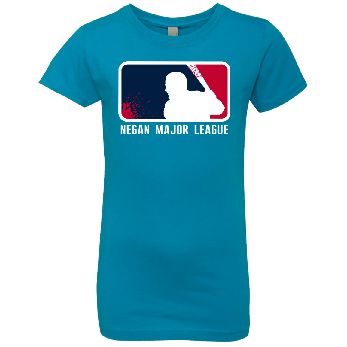 T-Shirts Turquoise / YXS Negan Mayor League Girls Premium T-Shirt