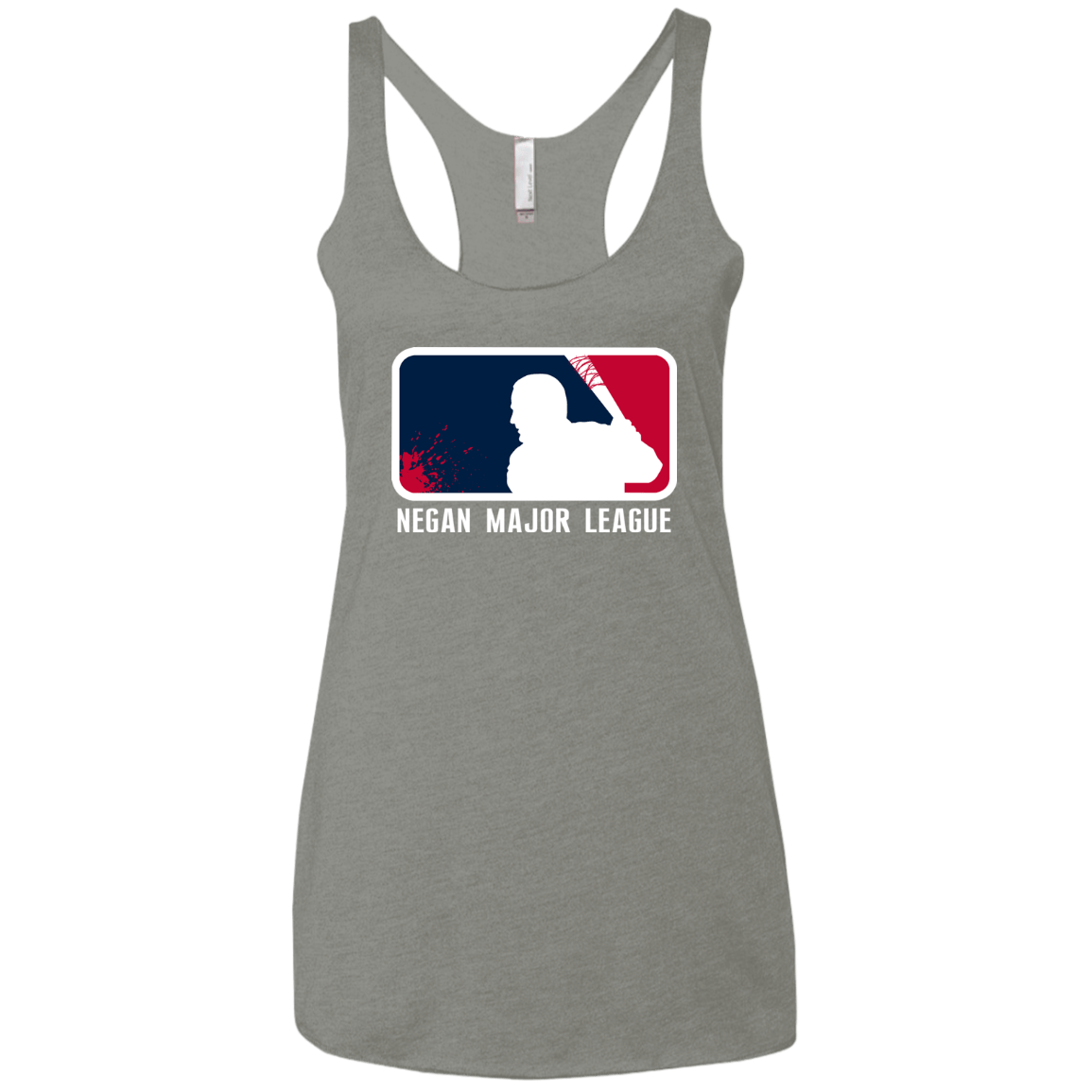 T-Shirts Venetian Grey / X-Small Negan Mayor League Women's Triblend Racerback Tank