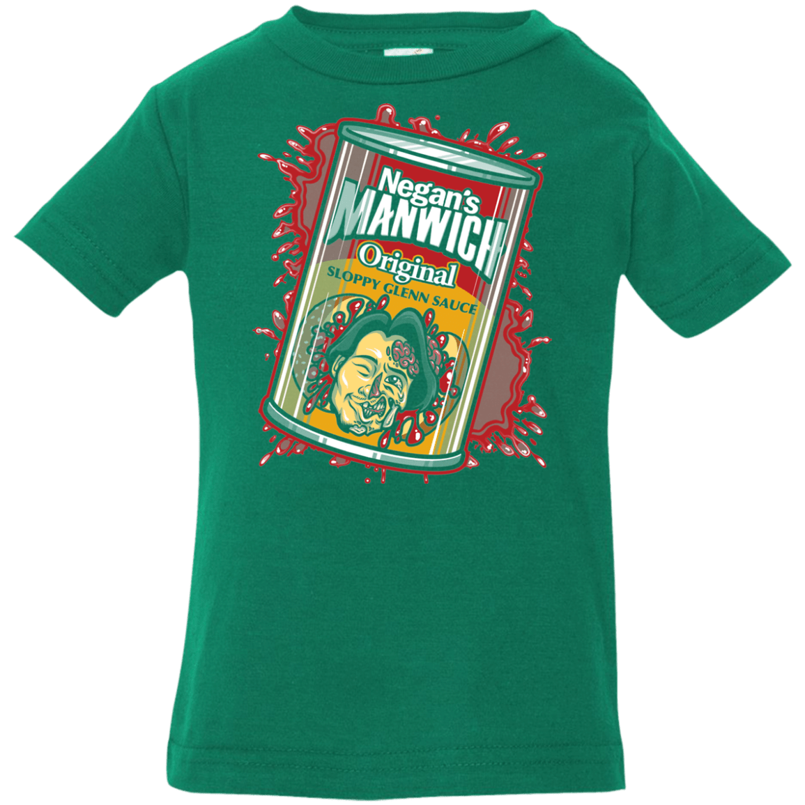 T-Shirts Kelly / 6 Months Negans Manwich Infant Premium T-Shirt