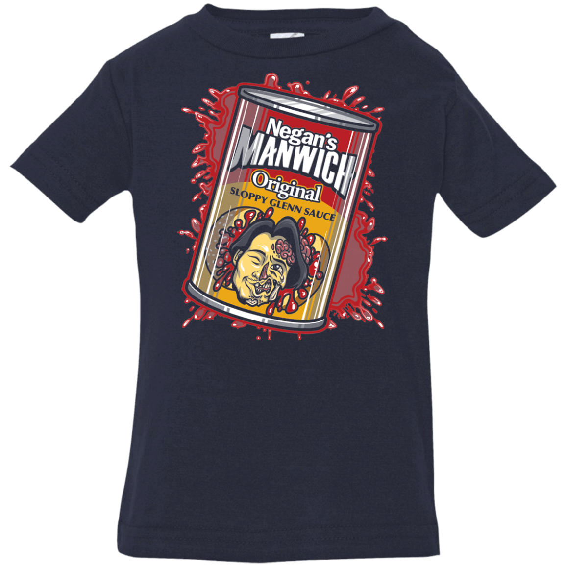 T-Shirts Navy / 6 Months Negans Manwich Infant Premium T-Shirt
