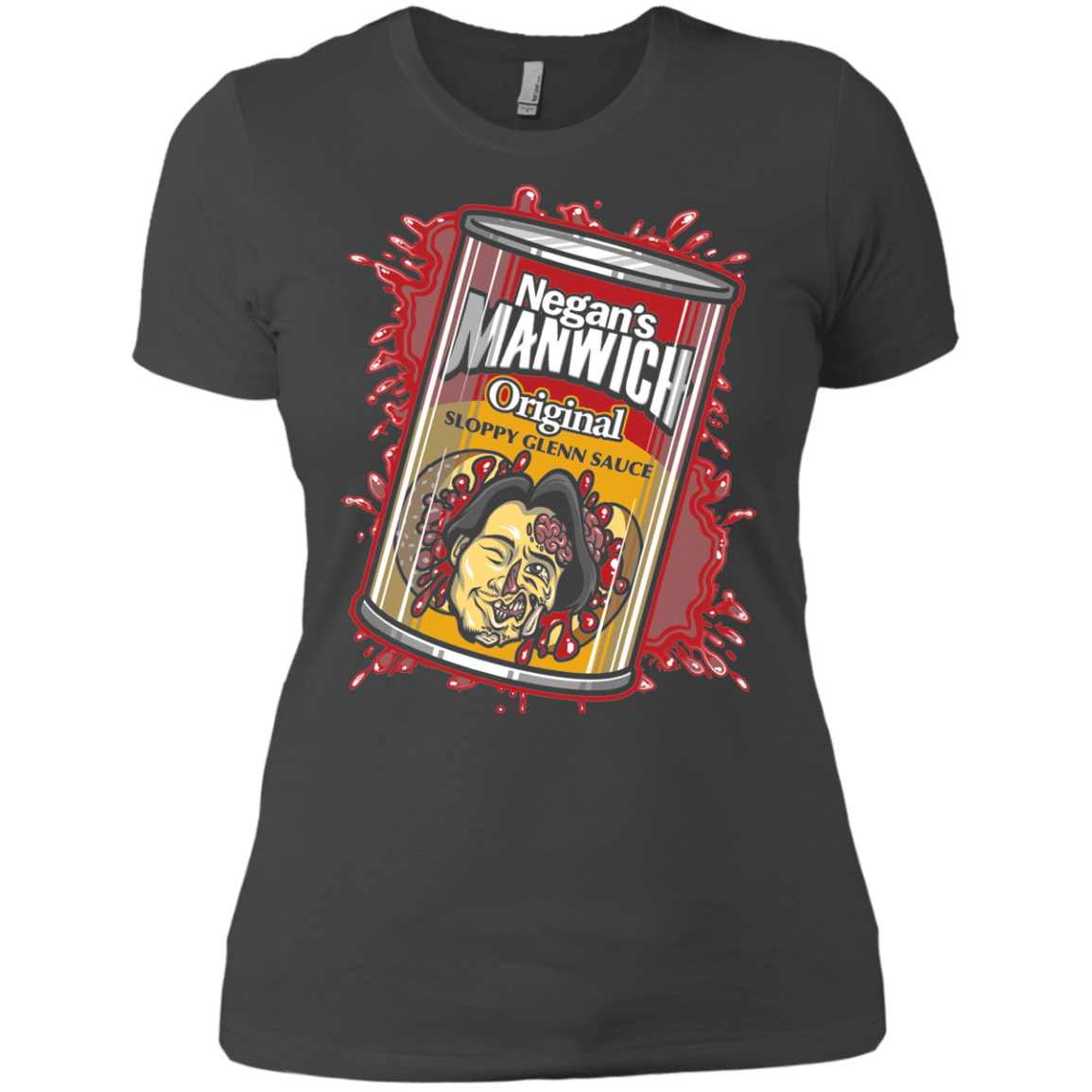 T-Shirts Heavy Metal / X-Small Negans Manwich Women's Premium T-Shirt