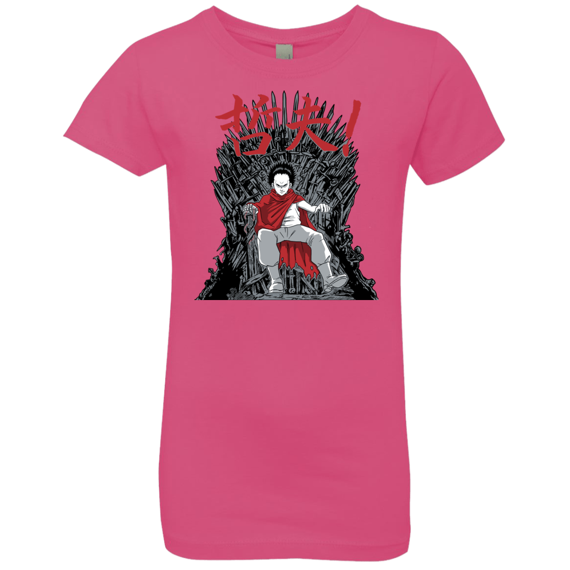 T-Shirts Hot Pink / YXS Neo King Girls Premium T-Shirt