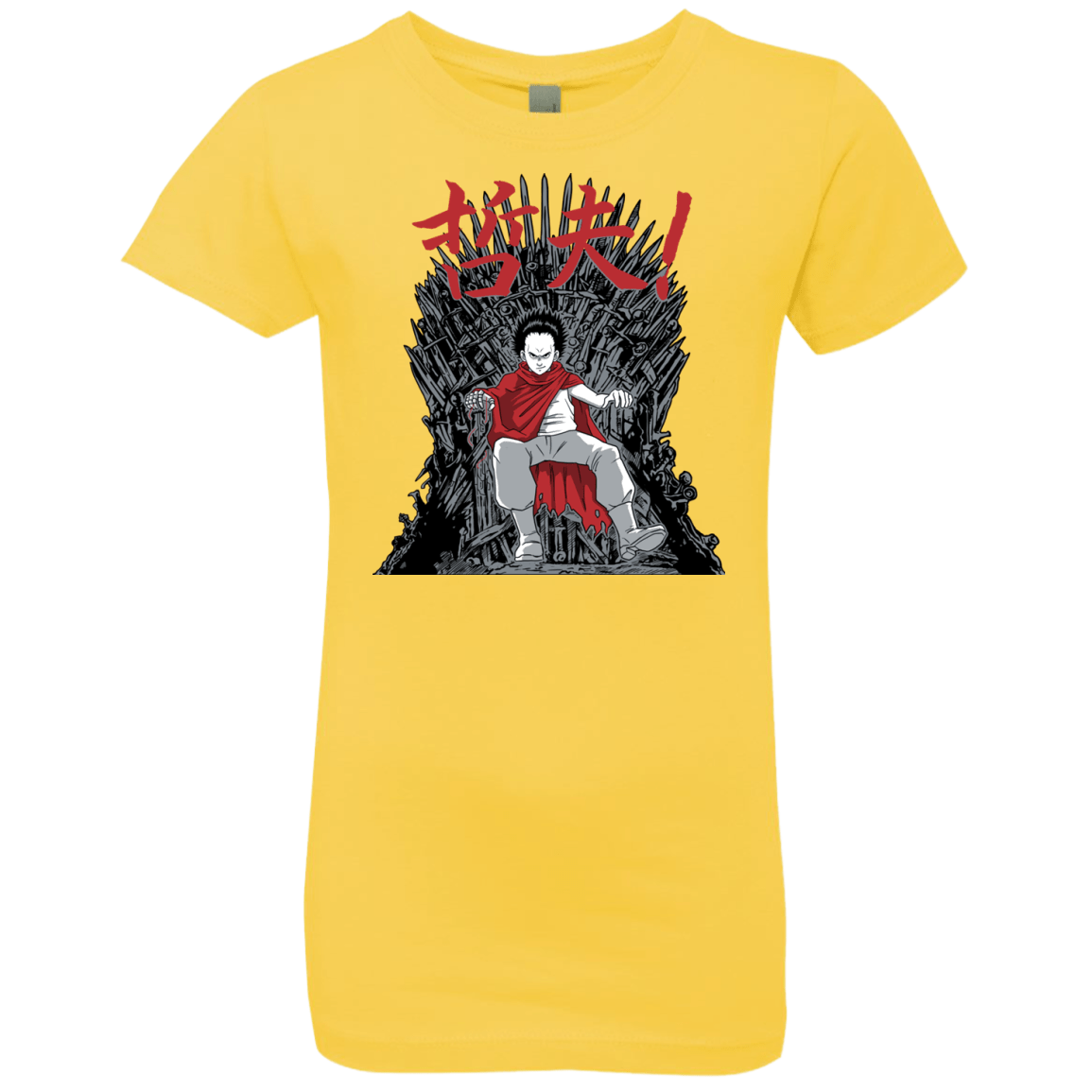 T-Shirts Vibrant Yellow / YXS Neo King Girls Premium T-Shirt