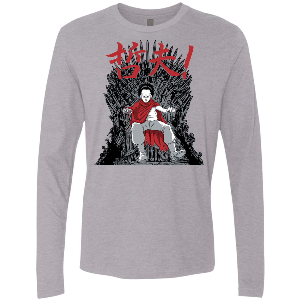 T-Shirts Heather Grey / S Neo King Men's Premium Long Sleeve