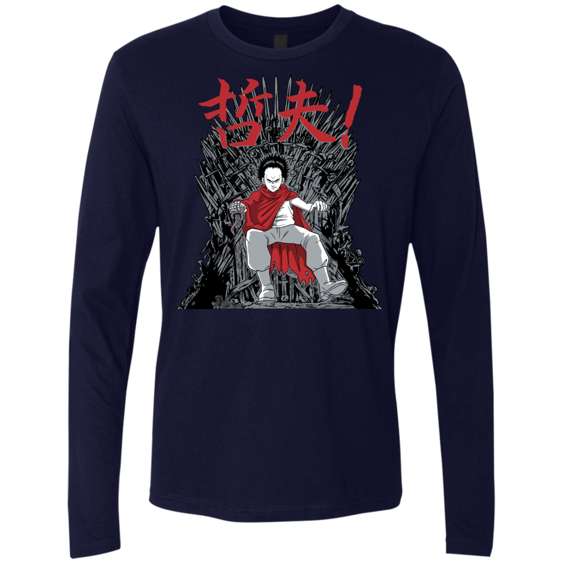 T-Shirts Midnight Navy / S Neo King Men's Premium Long Sleeve