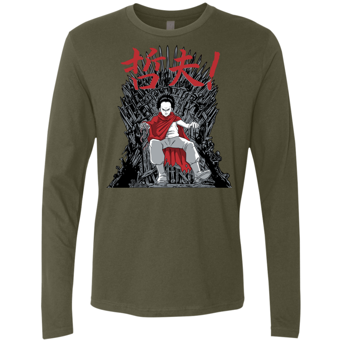 T-Shirts Military Green / S Neo King Men's Premium Long Sleeve