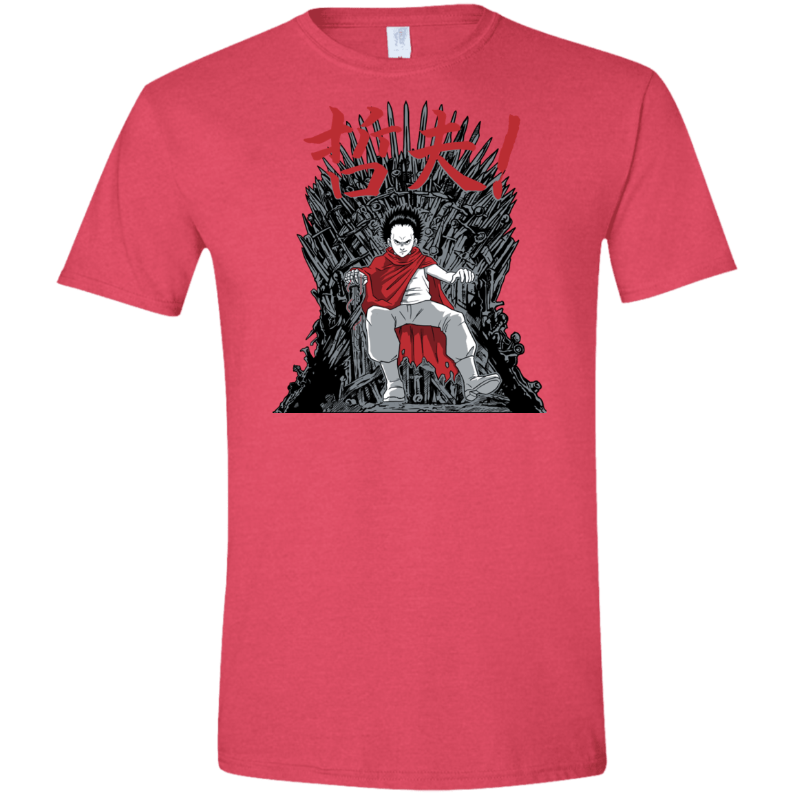 T-Shirts Heather Red / S Neo King Men's Semi-Fitted Softstyle