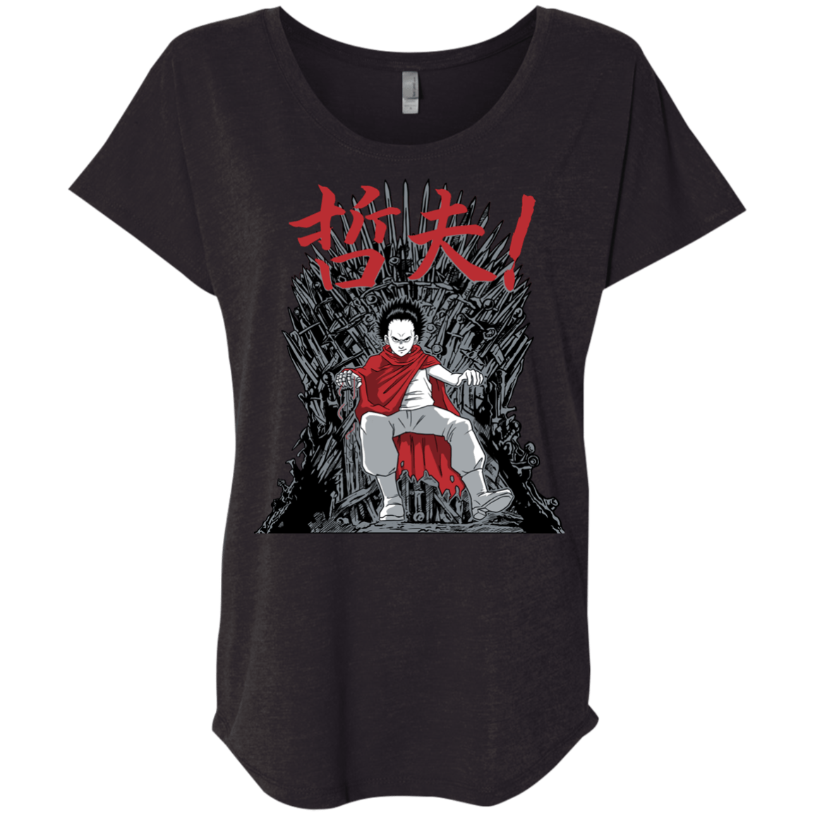 T-Shirts Vintage Black / X-Small Neo King Triblend Dolman Sleeve