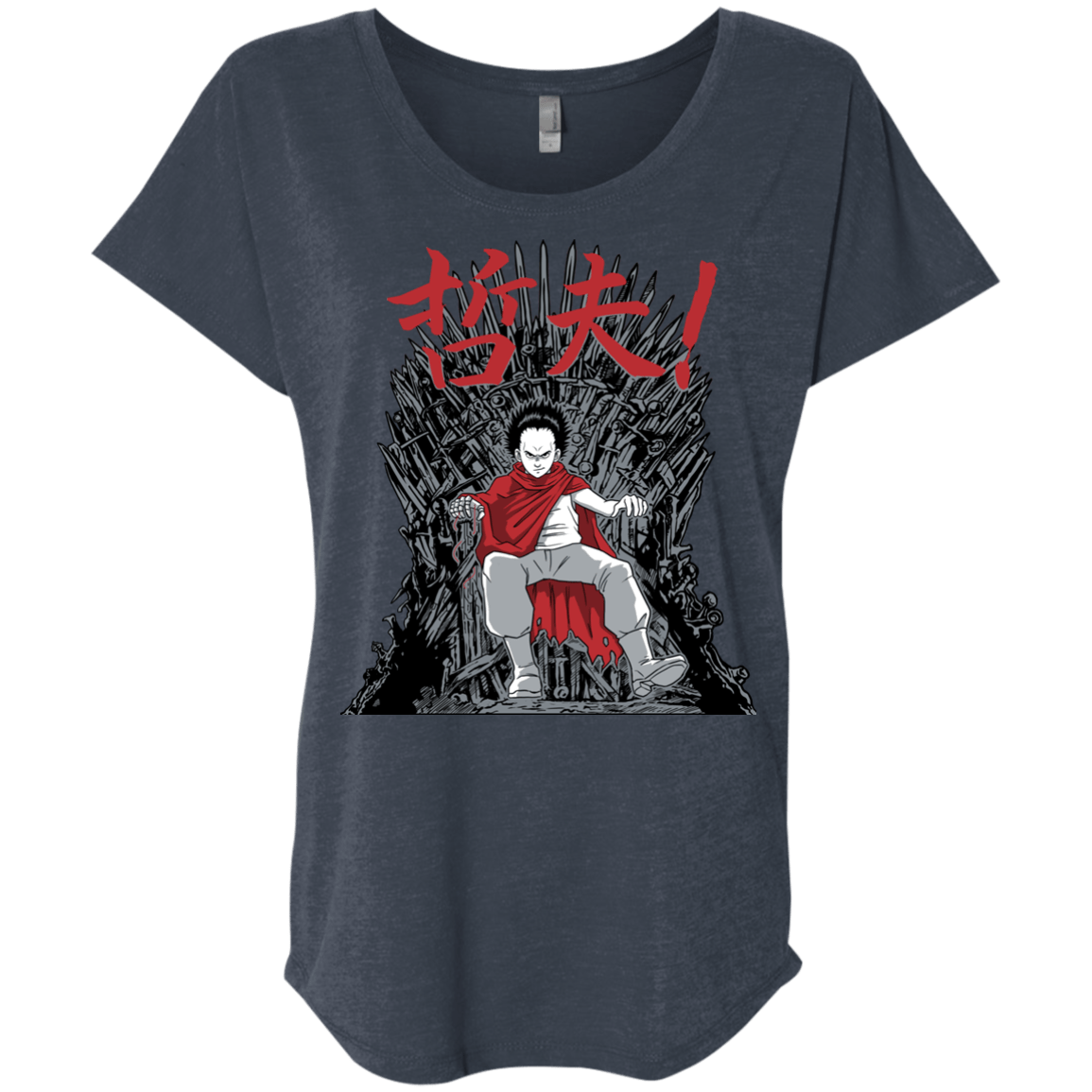 T-Shirts Vintage Navy / X-Small Neo King Triblend Dolman Sleeve