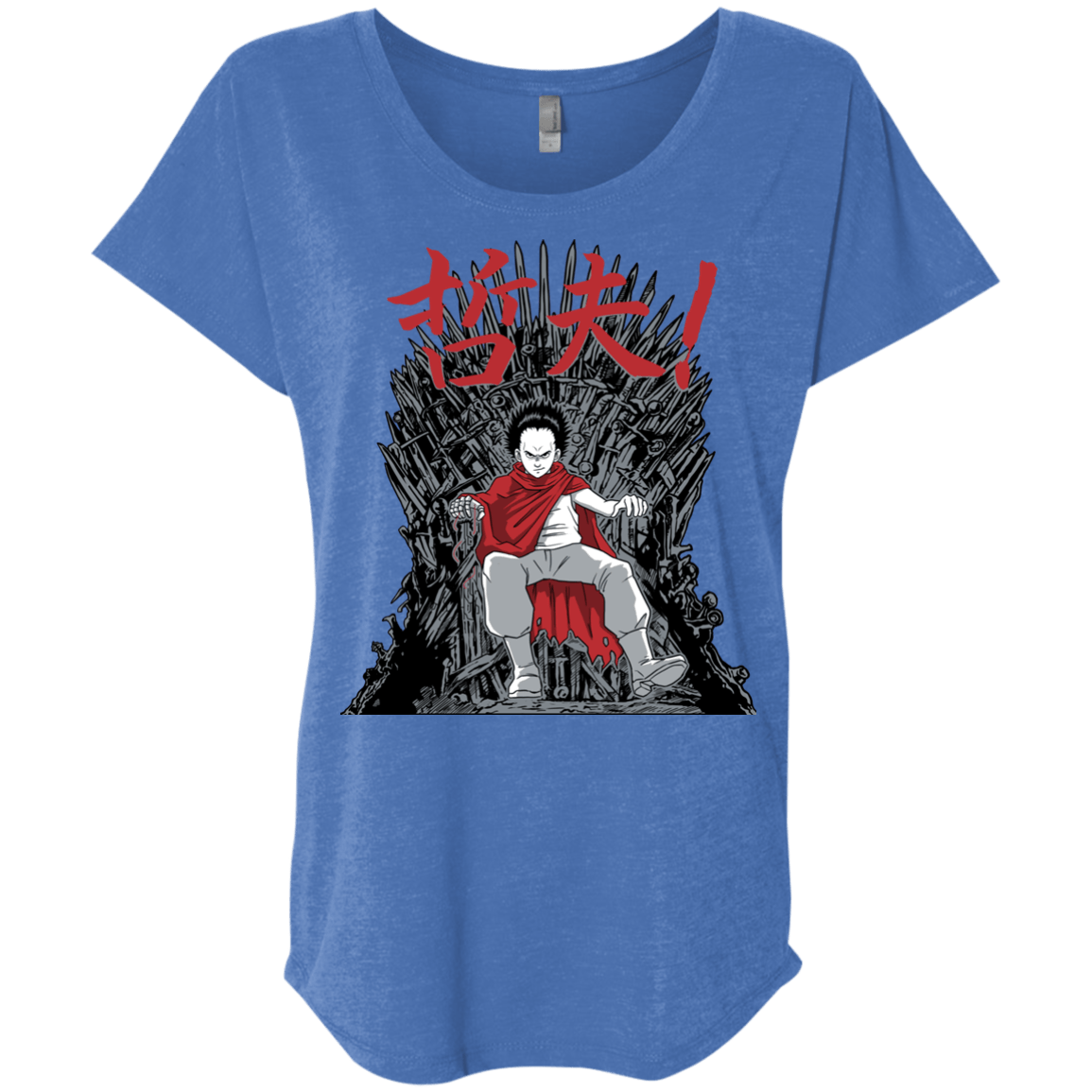 T-Shirts Vintage Royal / X-Small Neo King Triblend Dolman Sleeve