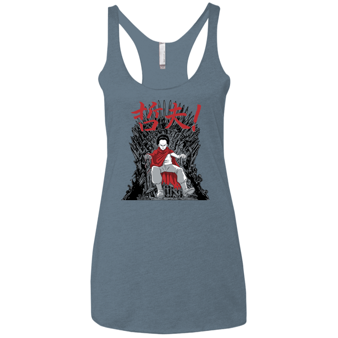 T-Shirts Indigo / X-Small Neo King Women's Triblend Racerback Tank