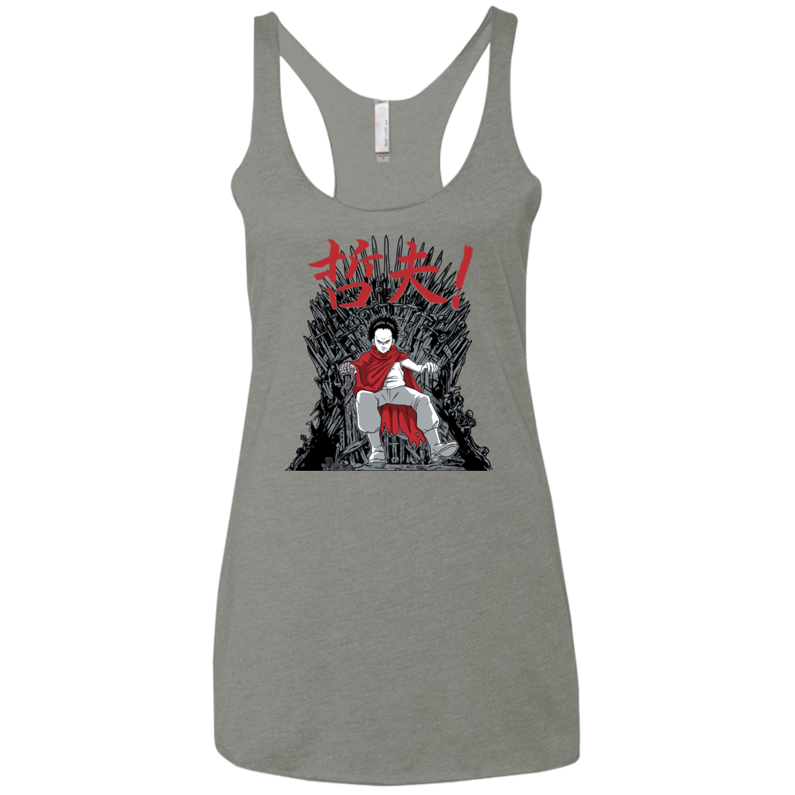 T-Shirts Venetian Grey / X-Small Neo King Women's Triblend Racerback Tank