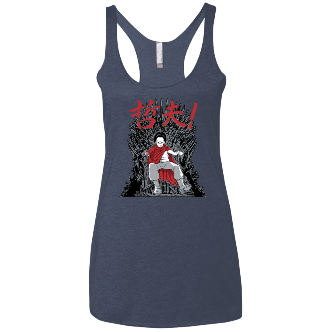 T-Shirts Vintage Navy / X-Small Neo King Women's Triblend Racerback Tank