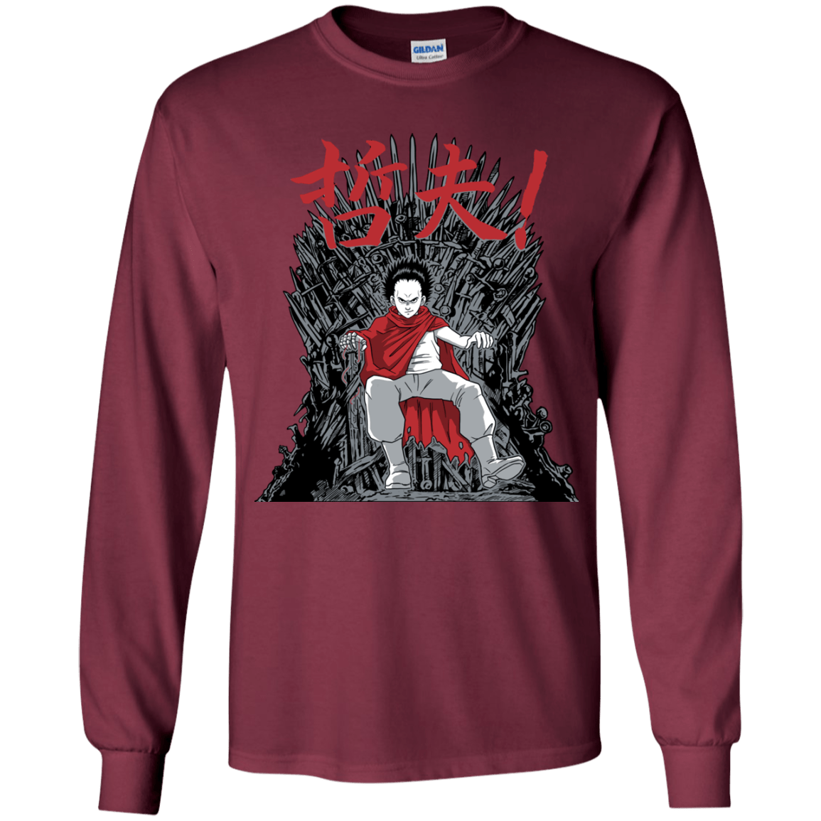 T-Shirts Maroon / YS Neo King Youth Long Sleeve T-Shirt