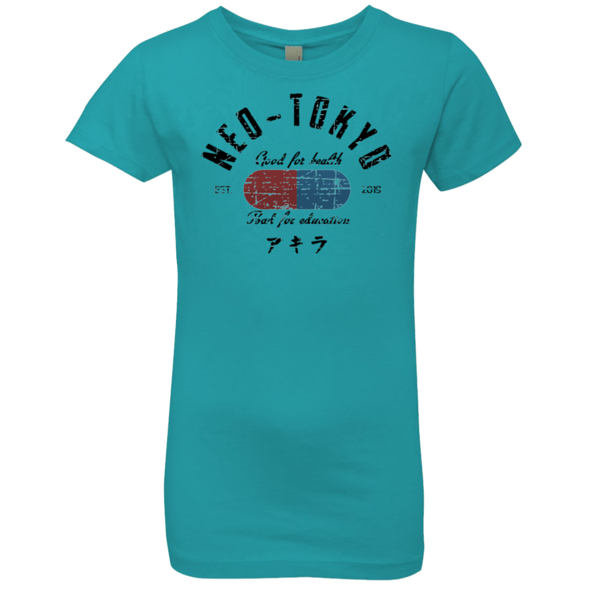 T-Shirts Tahiti Blue / YXS Neo Tokyo Girls Premium T-Shirt