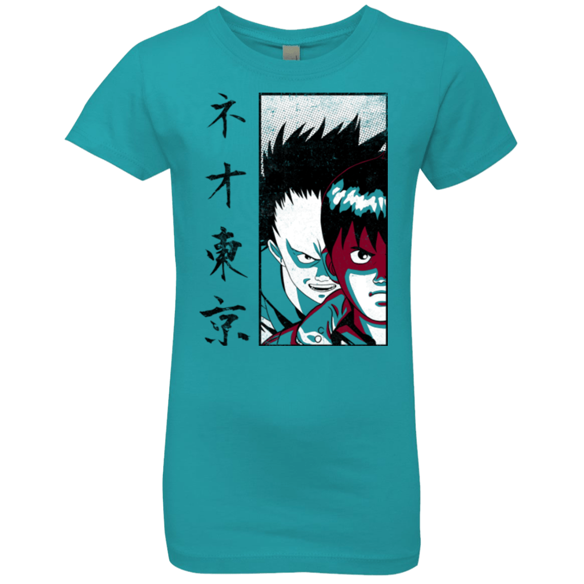 T-Shirts Tahiti Blue / YXS Neo Tokyo Girls Premium T-Shirt