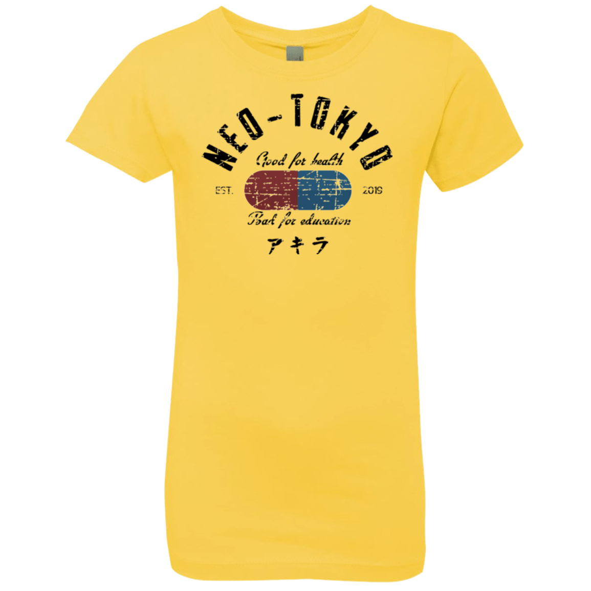 T-Shirts Vibrant Yellow / YXS Neo Tokyo Girls Premium T-Shirt