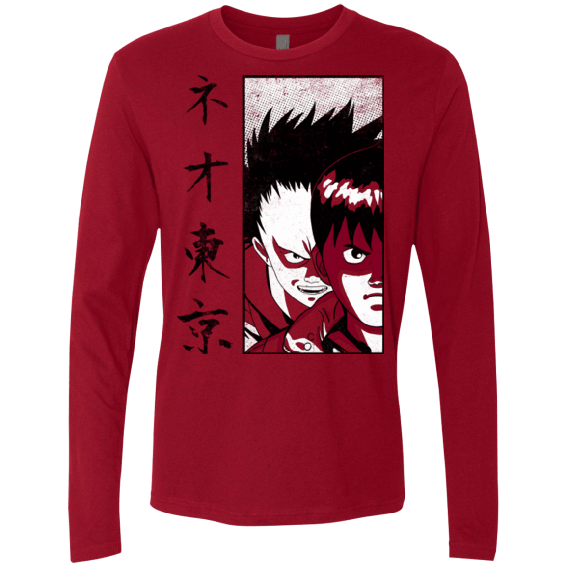 T-Shirts Cardinal / Small Neo Tokyo Men's Premium Long Sleeve
