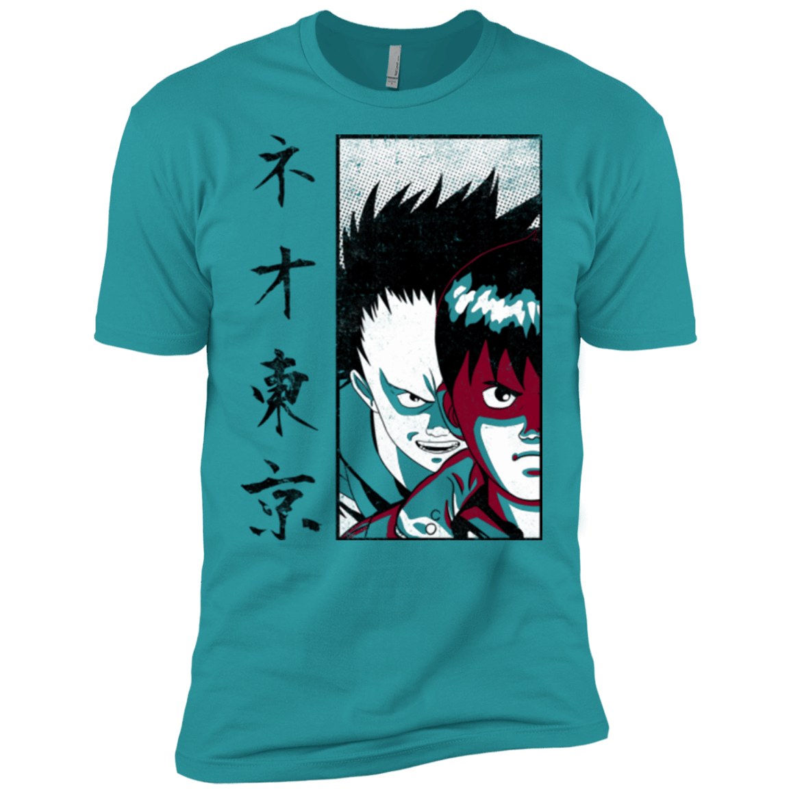 T-Shirts Tahiti Blue / X-Small Neo Tokyo Men's Premium T-Shirt