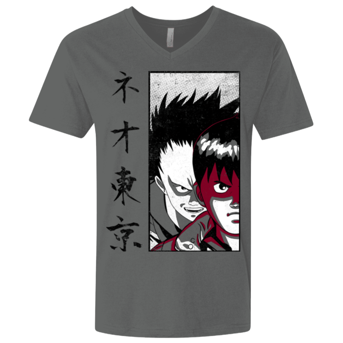 T-Shirts Heavy Metal / X-Small Neo Tokyo Men's Premium V-Neck