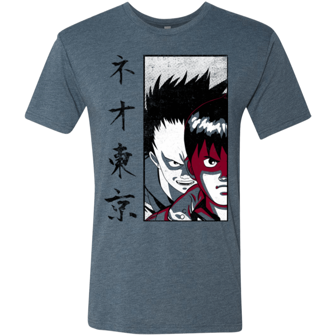 T-Shirts Indigo / Small Neo Tokyo Men's Triblend T-Shirt