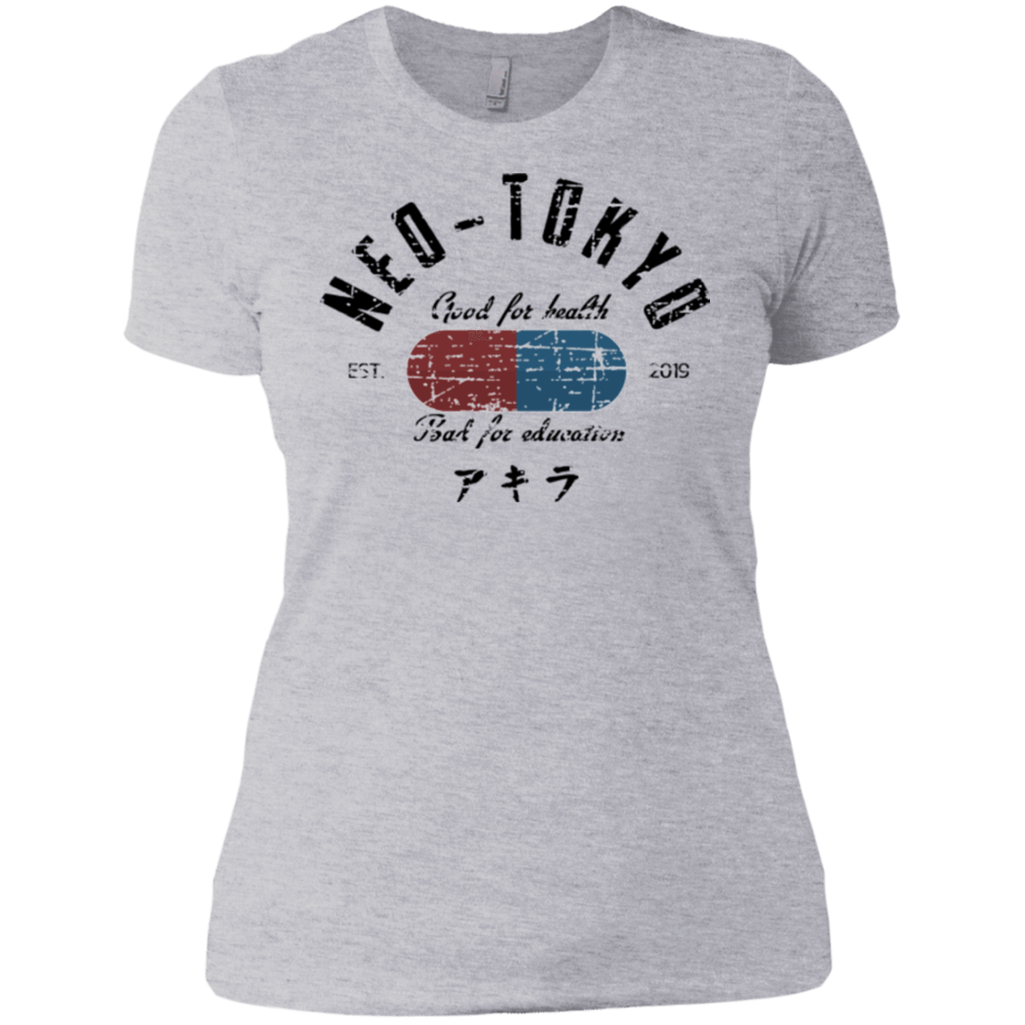 T-Shirts Heather Grey / X-Small Neo Tokyo Women's Premium T-Shirt