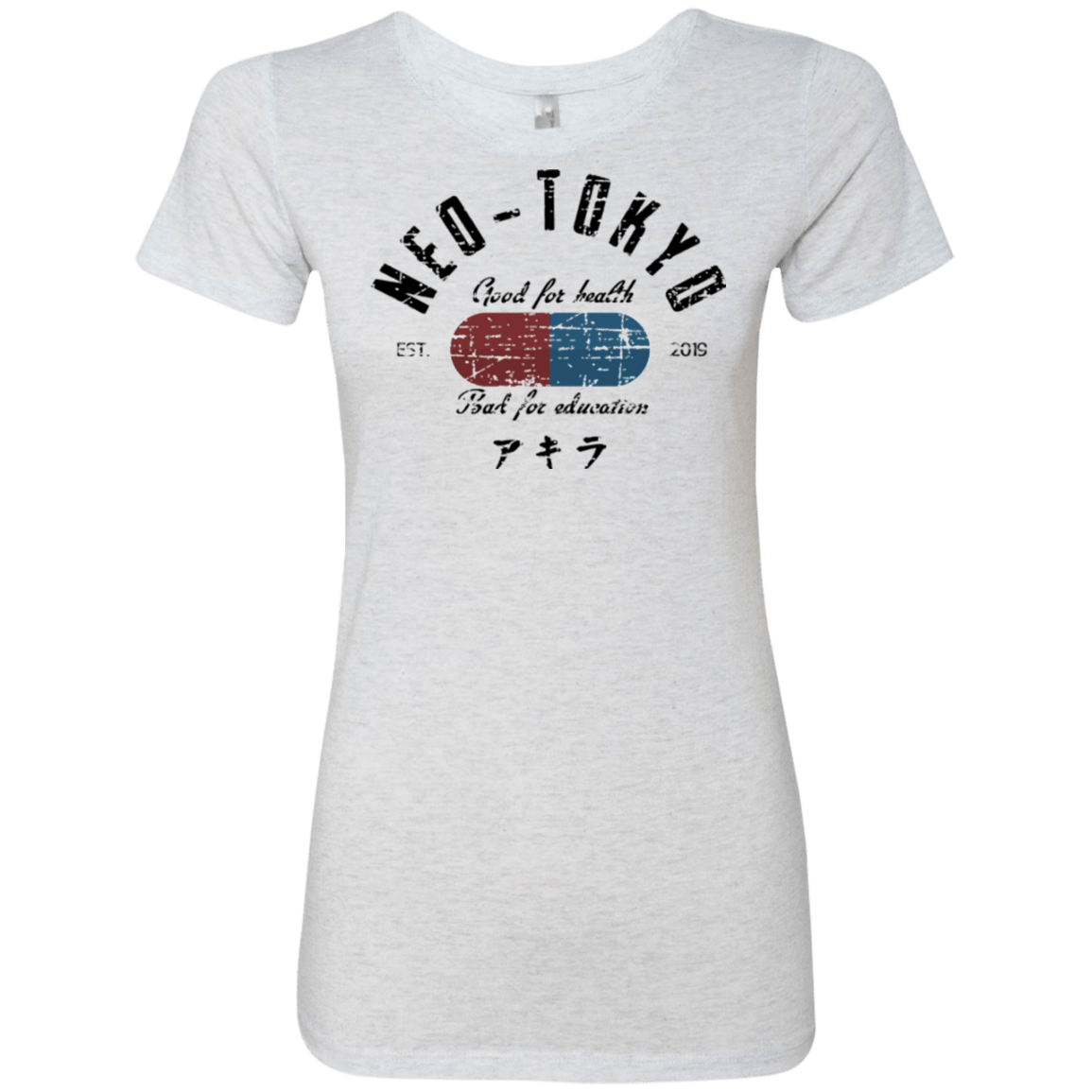 T-Shirts Heather White / Small Neo Tokyo Women's Triblend T-Shirt