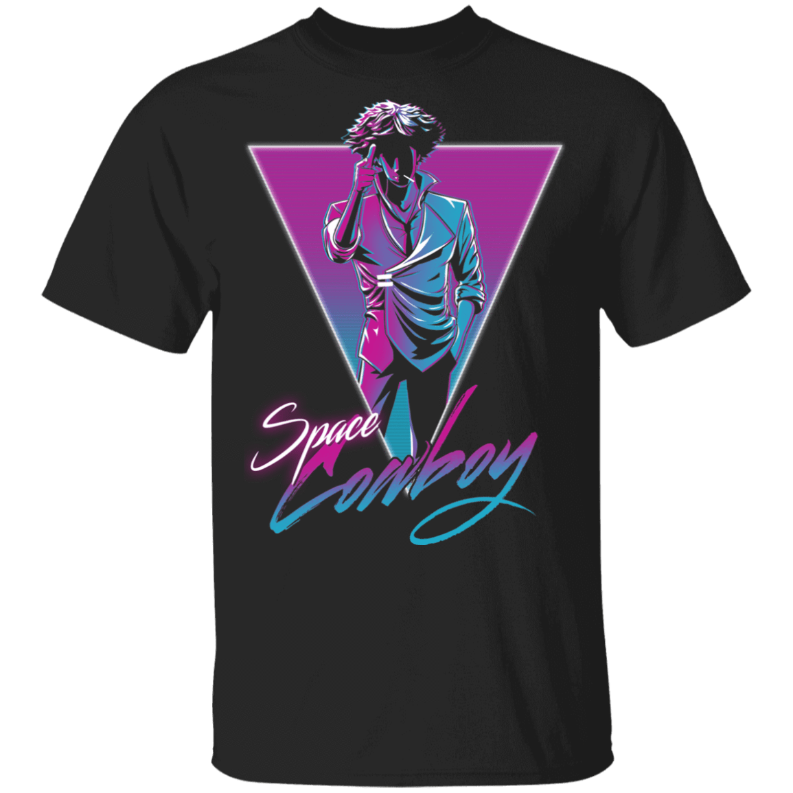 T-Shirts Black / S Neon Cowboy T-Shirt