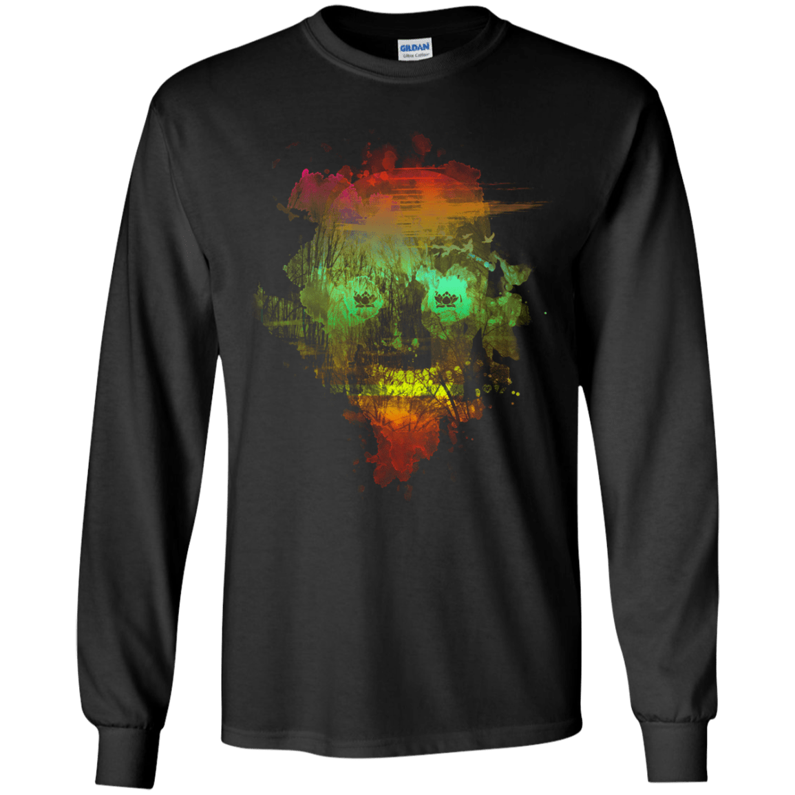 Neon Skully Youth Long Sleeve T-Shirt