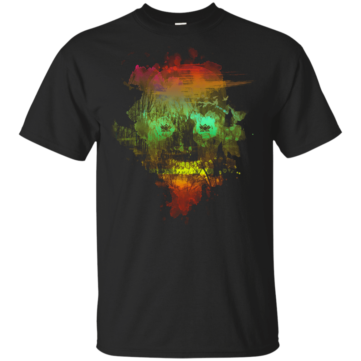 T-Shirts Black / YXS Neon Skully Youth T-Shirt