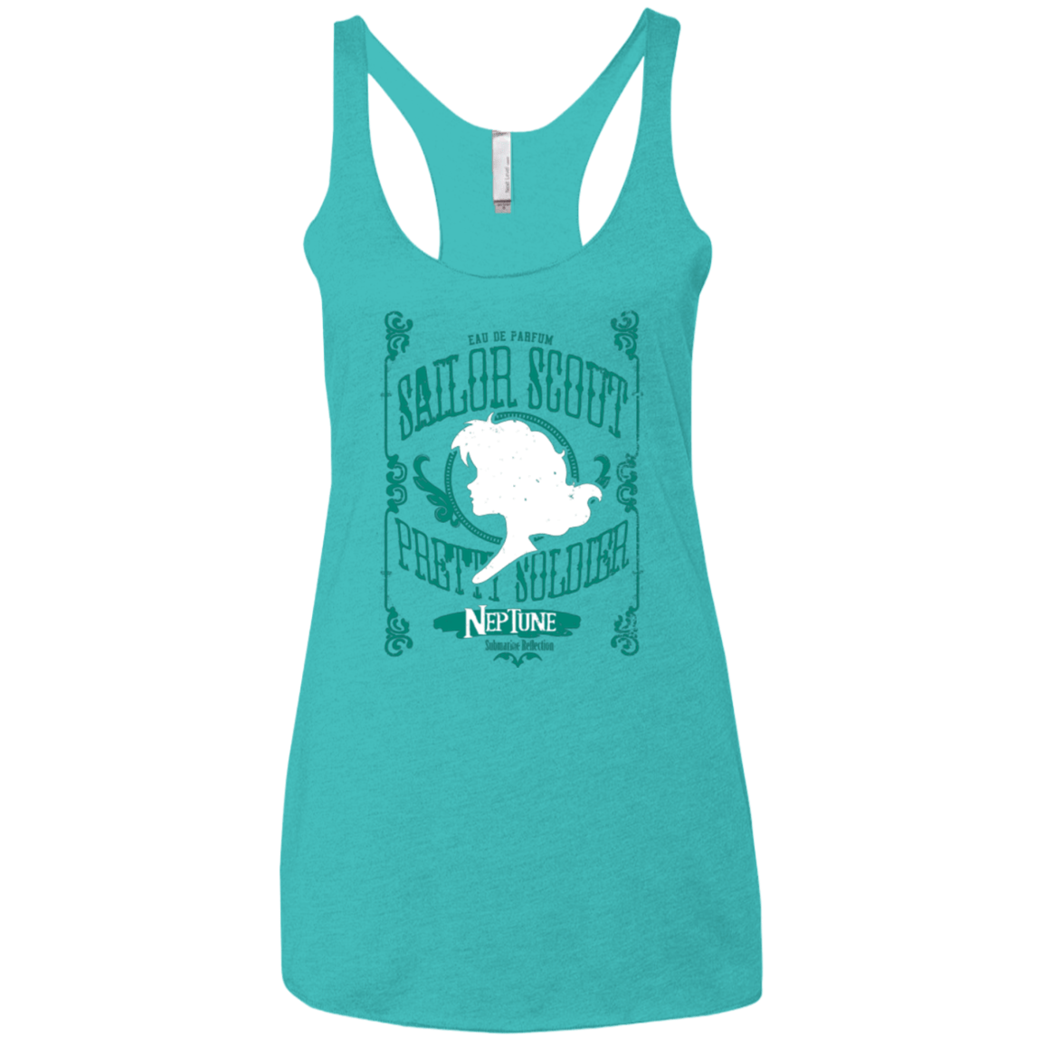 T-Shirts Tahiti Blue / X-Small Neptune Women's Triblend Racerback Tank