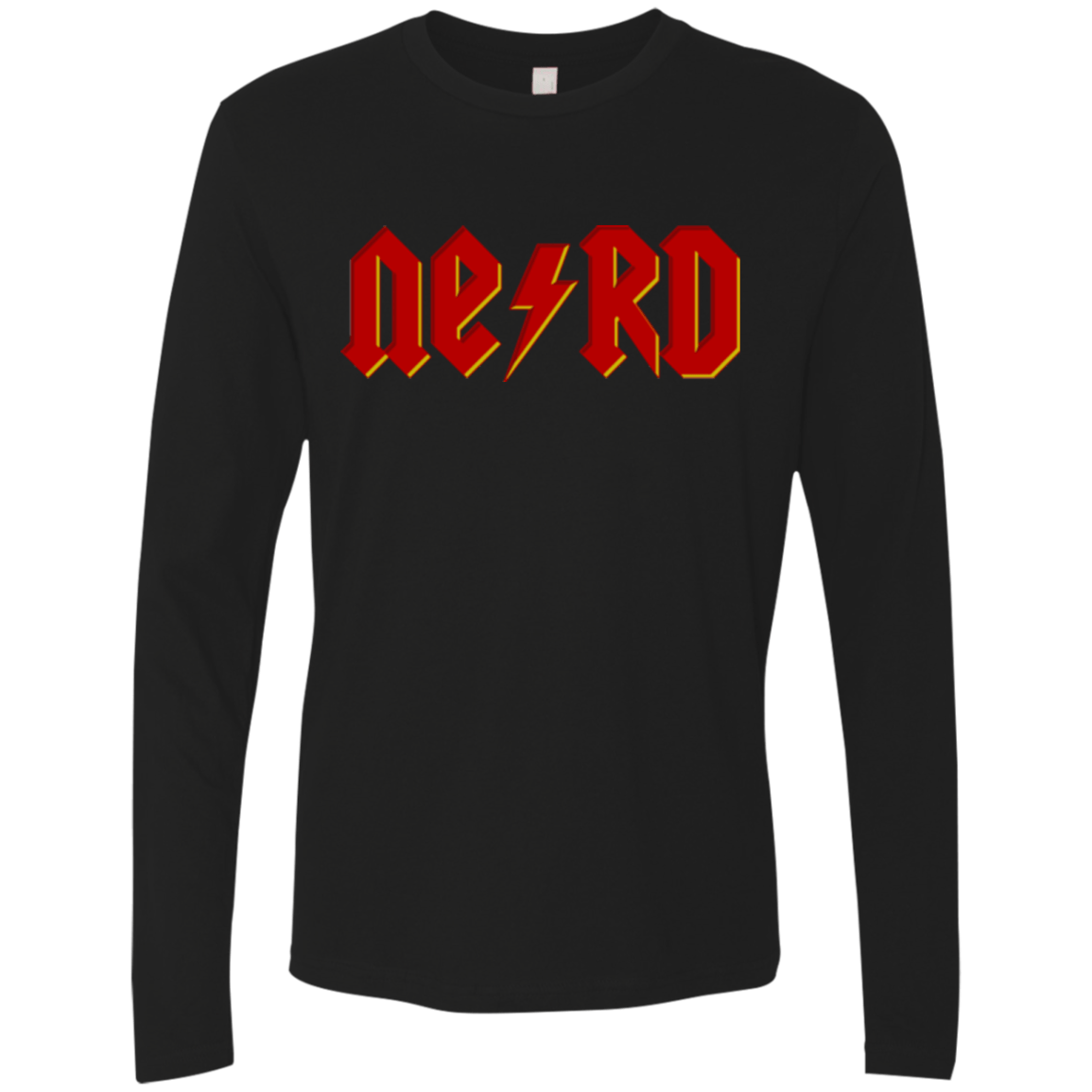 T-Shirts Black / Small NERD Men's Premium Long Sleeve