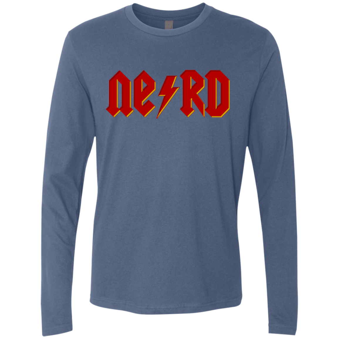 T-Shirts Indigo / Small NERD Men's Premium Long Sleeve