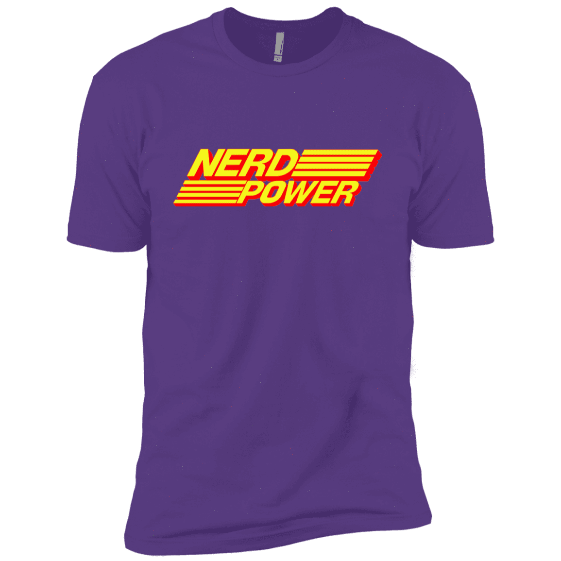 T-Shirts Purple Rush / YXS Nerd Power Boys Premium T-Shirt