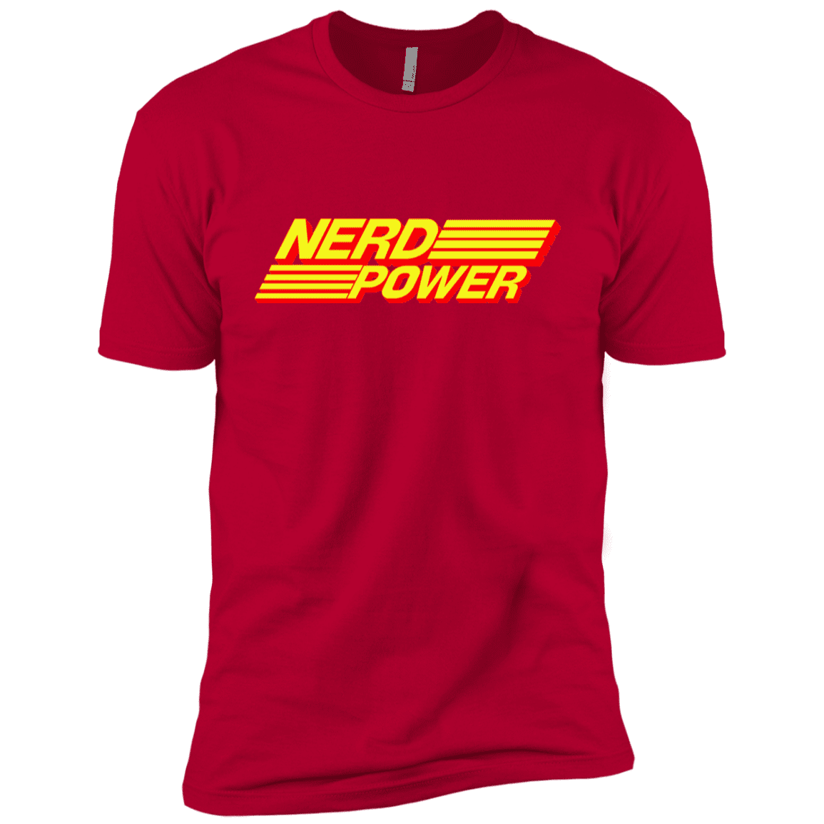 T-Shirts Red / YXS Nerd Power Boys Premium T-Shirt