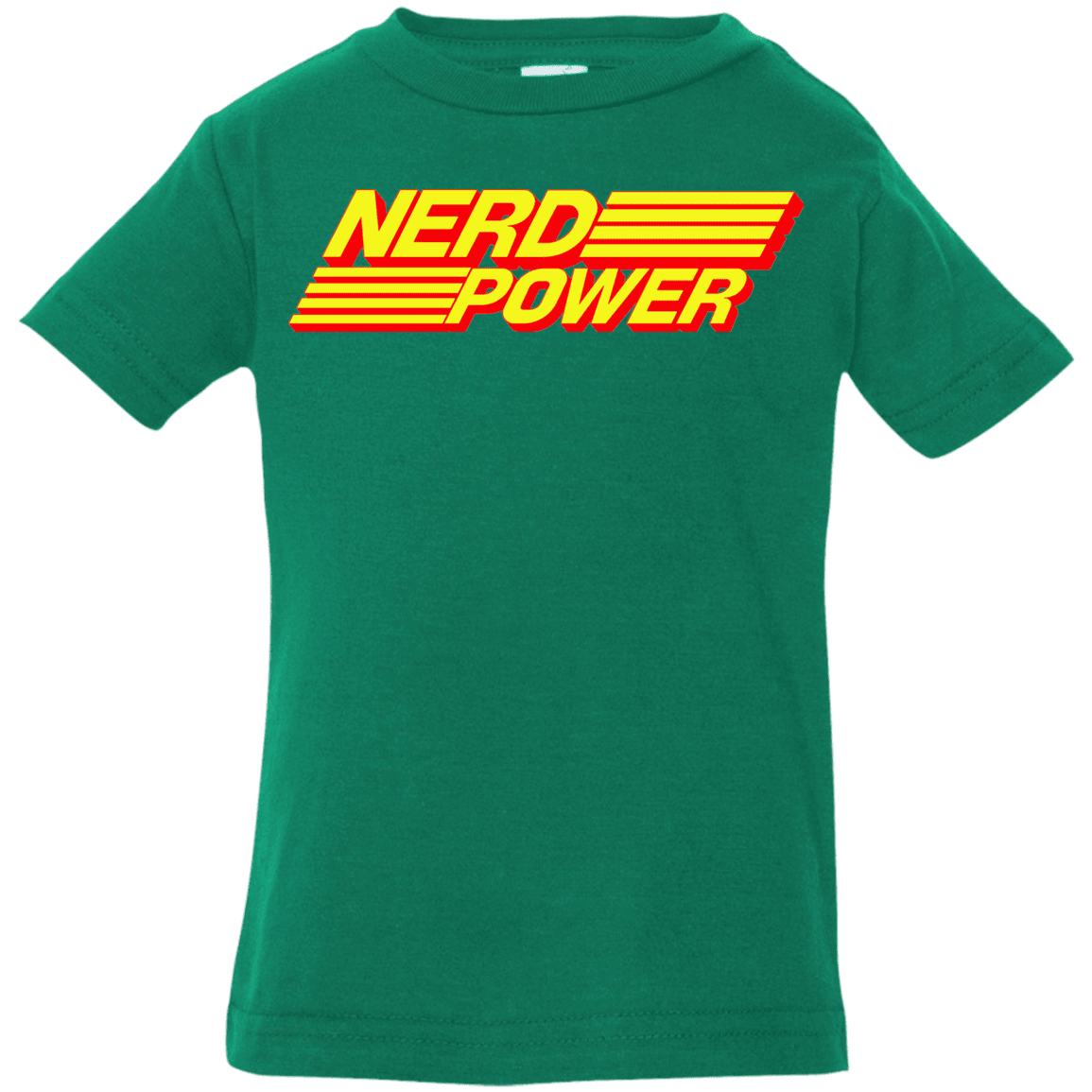 T-Shirts Kelly / 6 Months Nerd Power Infant Premium T-Shirt