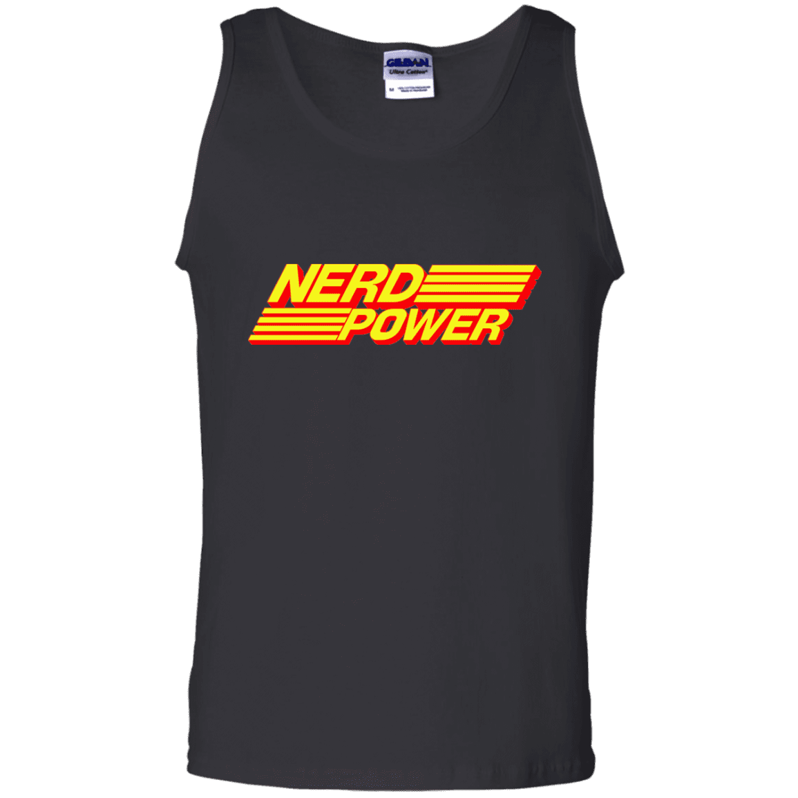 T-Shirts Black / S Nerd Power Men's Tank Top