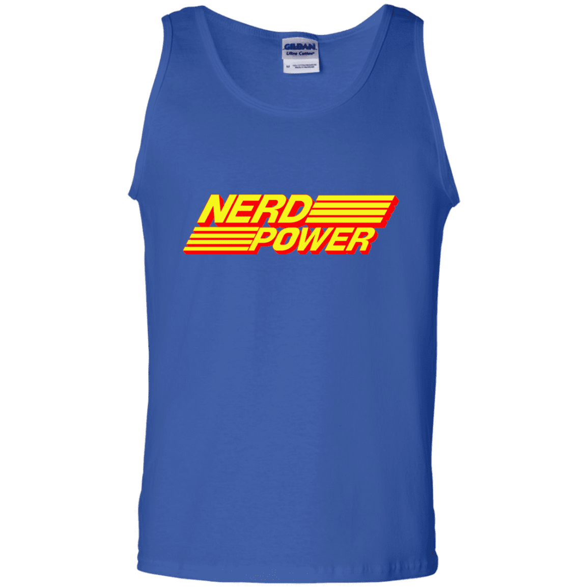 T-Shirts Royal / S Nerd Power Men's Tank Top