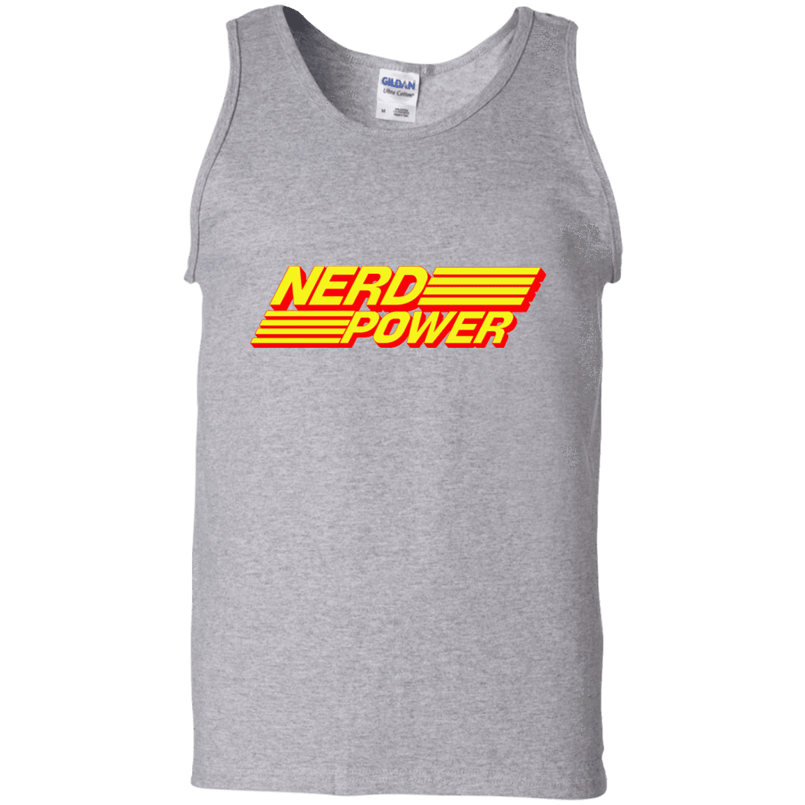 T-Shirts Sport Grey / S Nerd Power Men's Tank Top