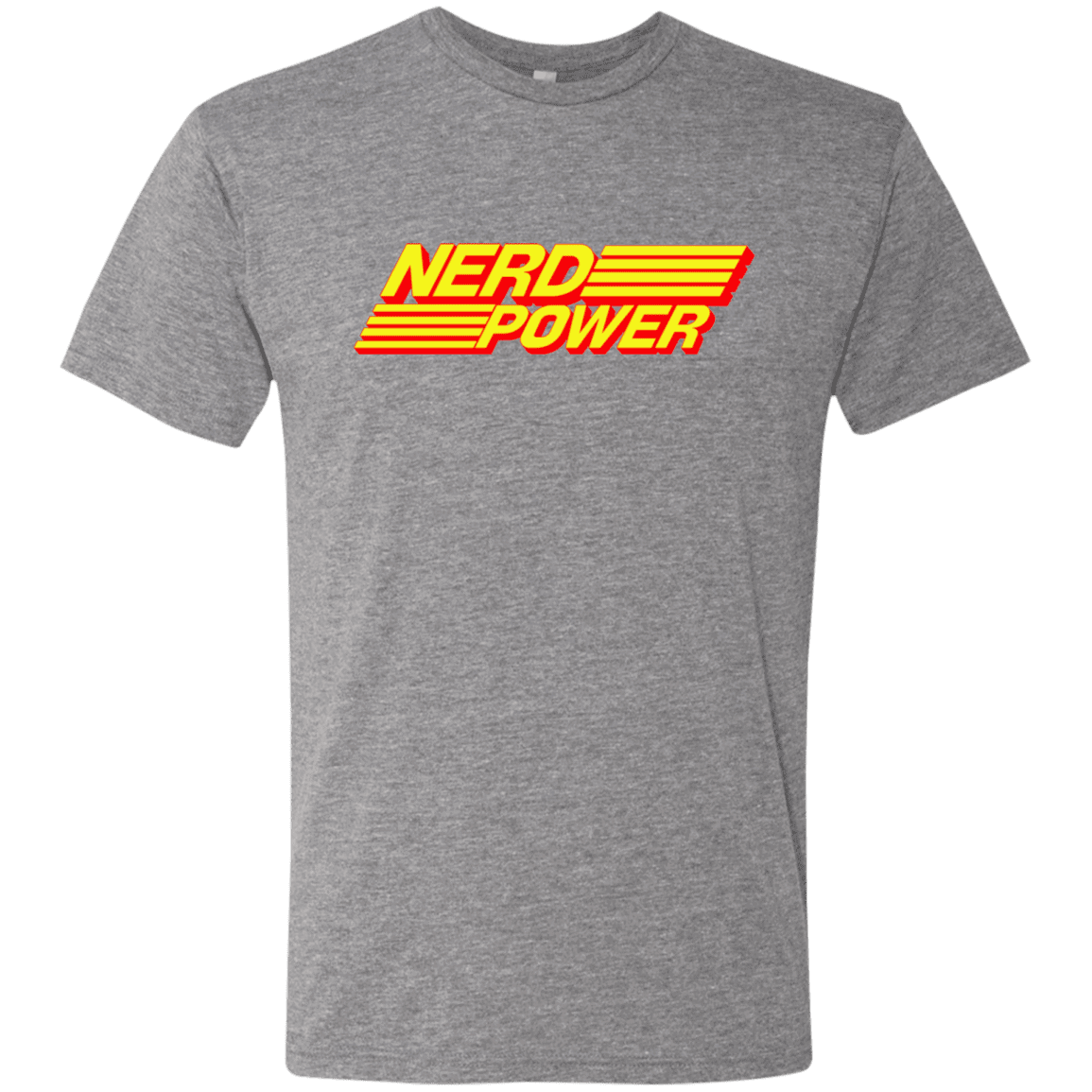 T-Shirts Premium Heather / S Nerd Power Men's Triblend T-Shirt
