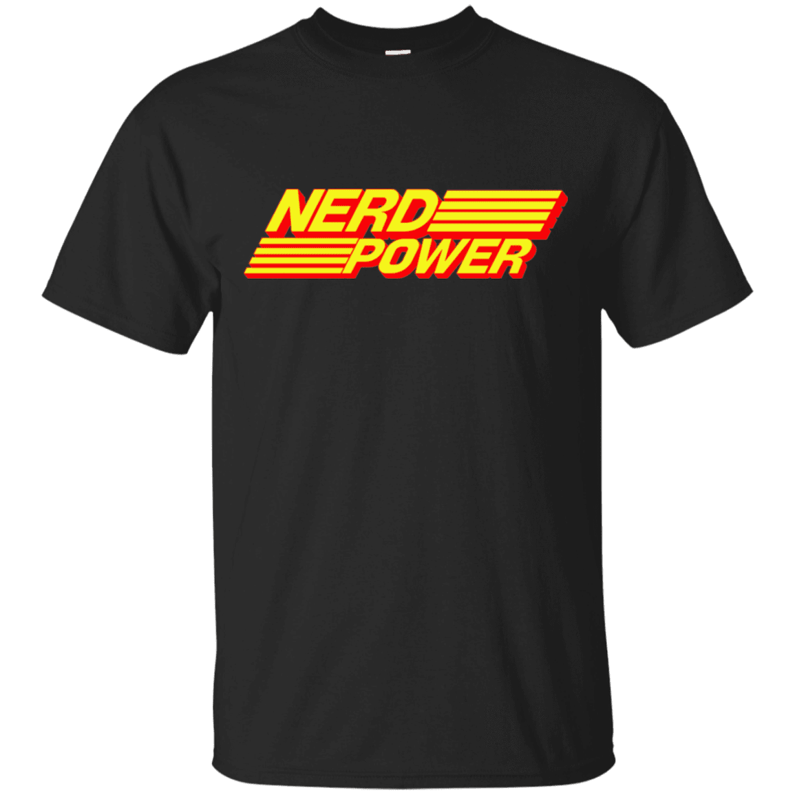 T-Shirts Black / S Nerd Power T-Shirt