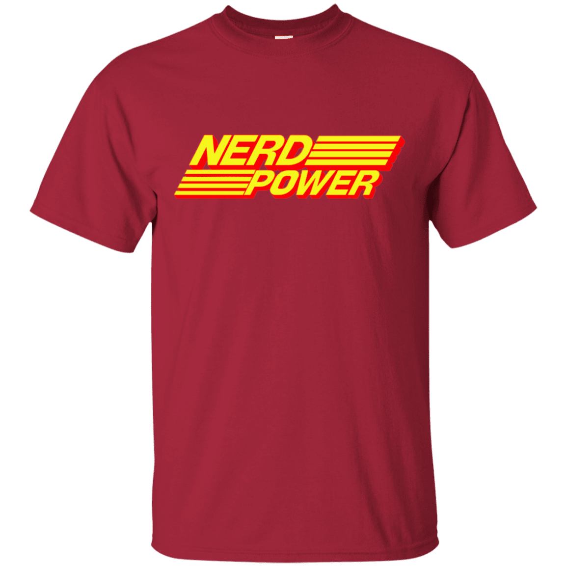 T-Shirts Cardinal / S Nerd Power T-Shirt
