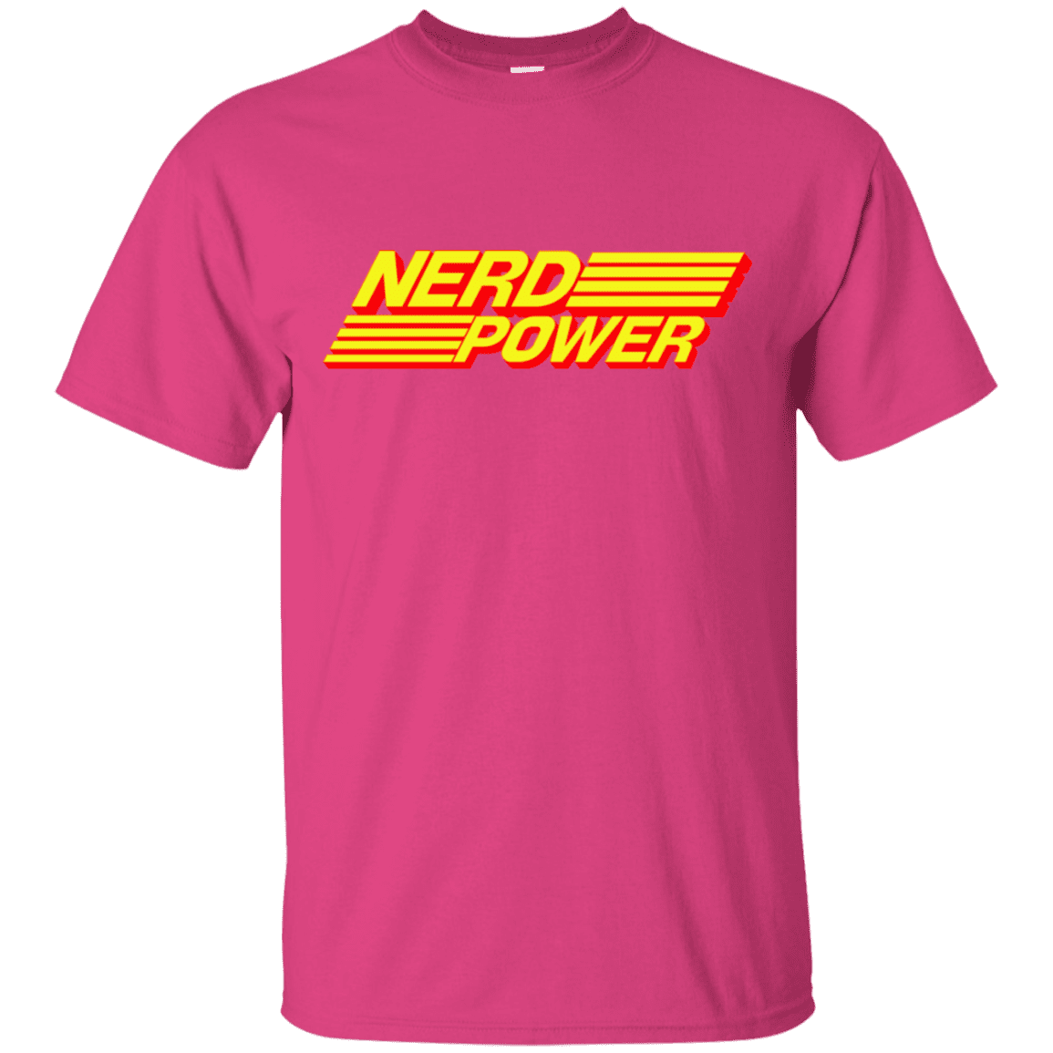 T-Shirts Heliconia / S Nerd Power T-Shirt