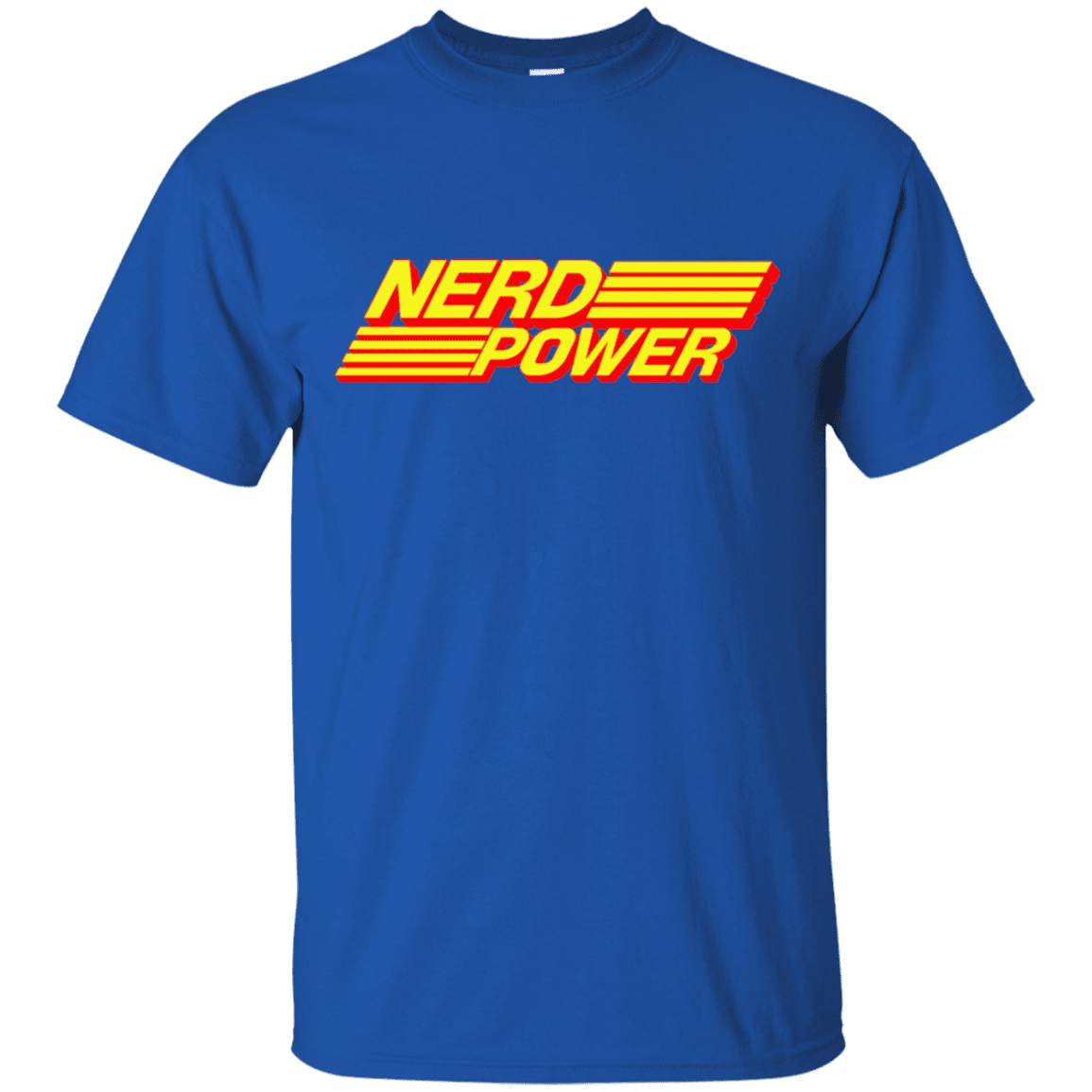 T-Shirts Royal / S Nerd Power T-Shirt