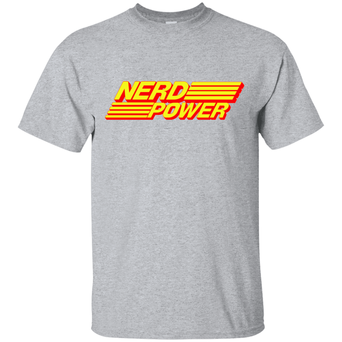 T-Shirts Sport Grey / S Nerd Power T-Shirt