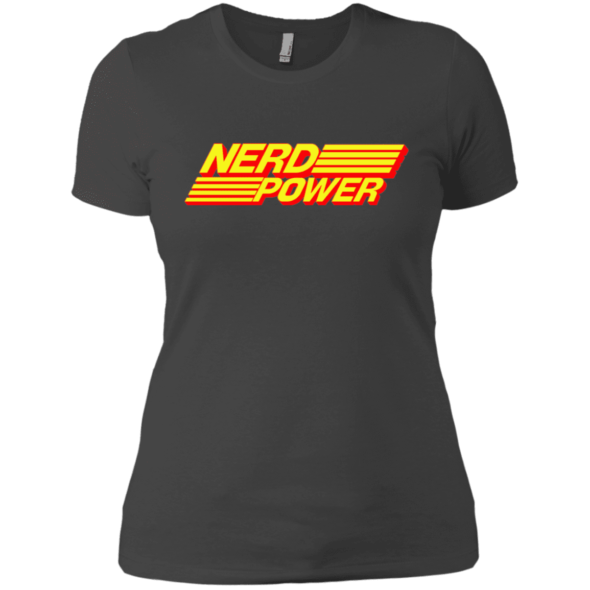 T-Shirts Heavy Metal / X-Small Nerd Power Women's Premium T-Shirt