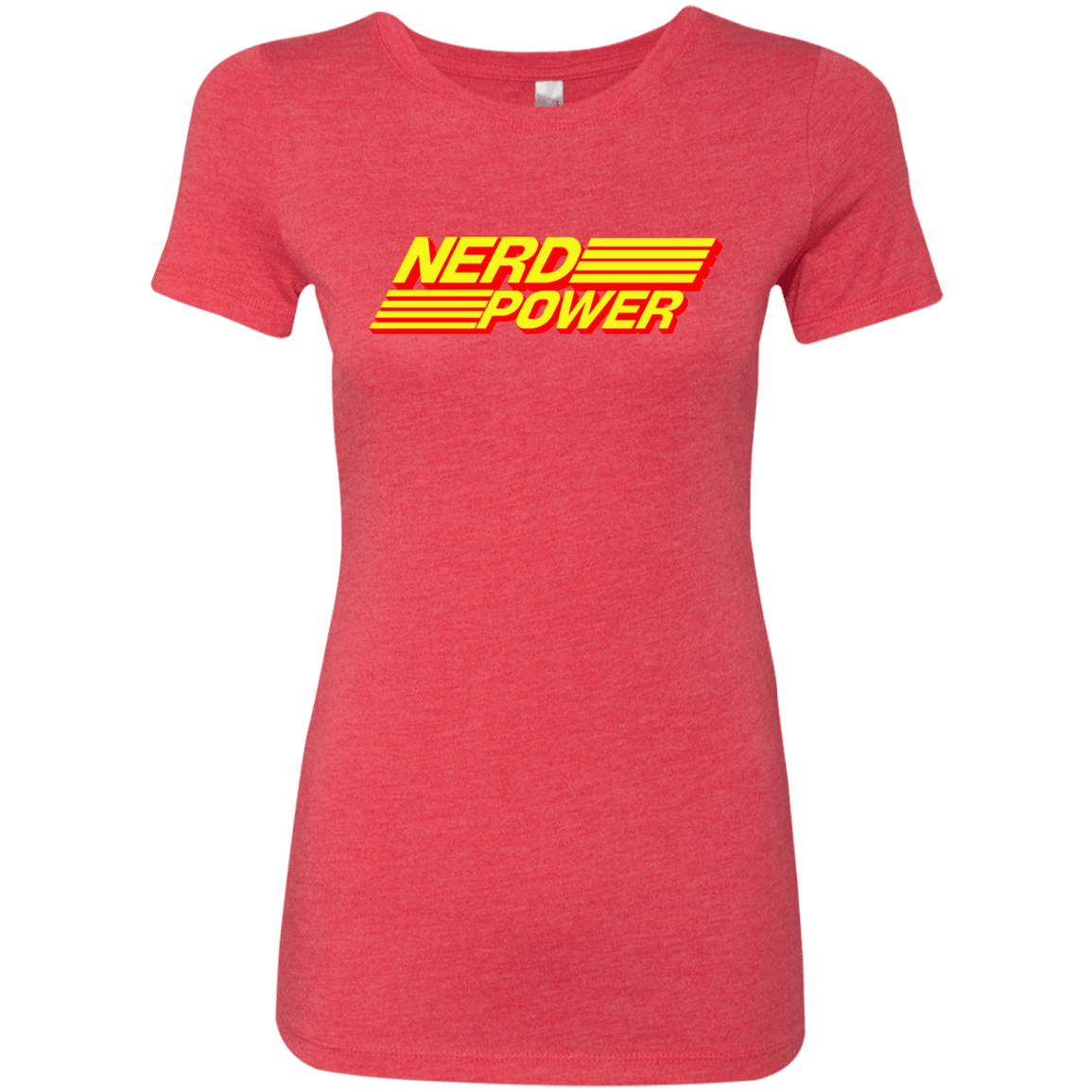 T-Shirts Vintage Red / S Nerd Power Women's Triblend T-Shirt